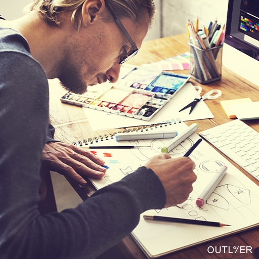 Creation de logo et didentite visuelle Offre Premium Outlier